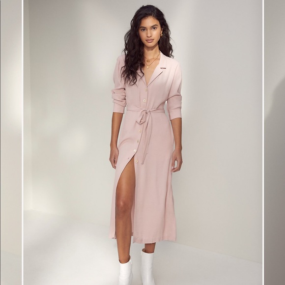 Wilfred Long Sleeve Shirt Dress - Picture 2 of 8